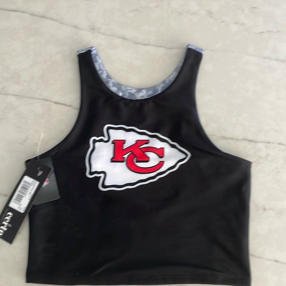 Kansas City Cheifs Crop Tank